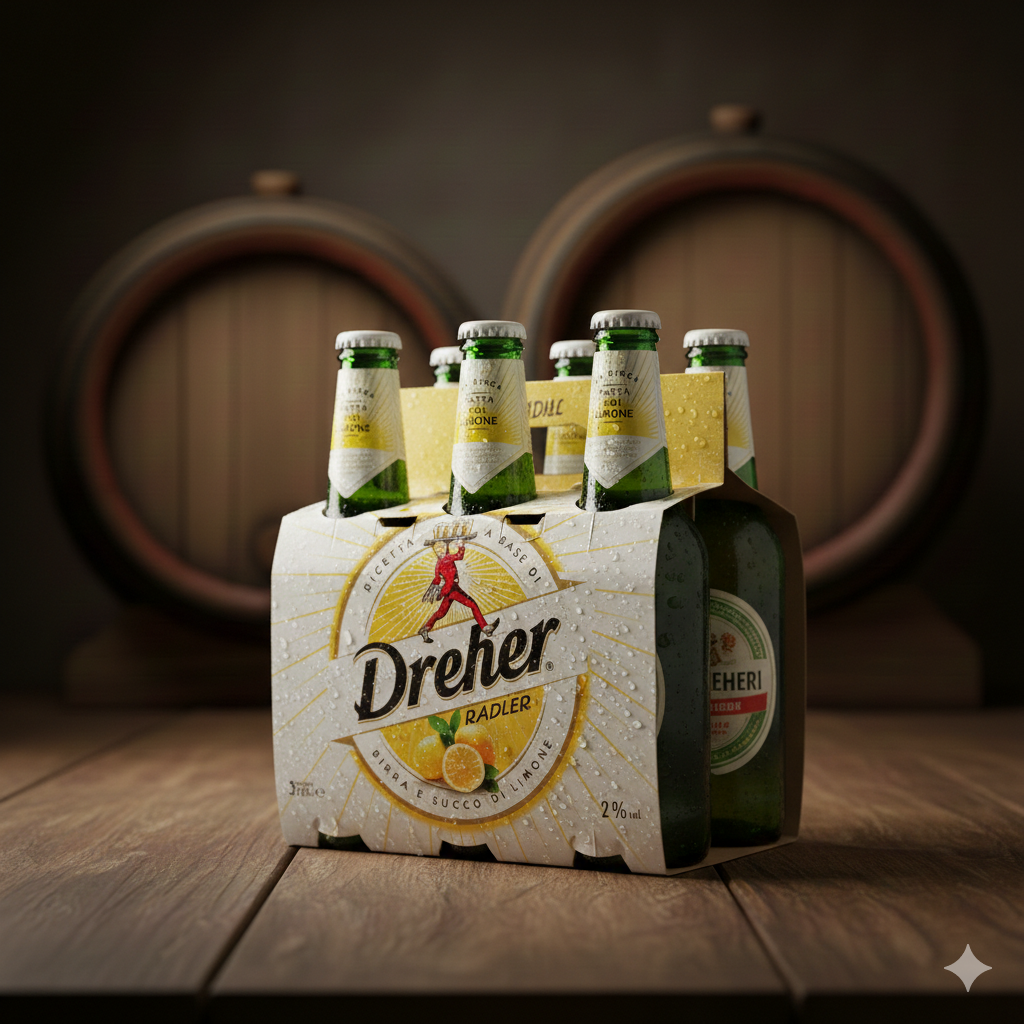 Birra Dreher Radler al Limone 3×33cl