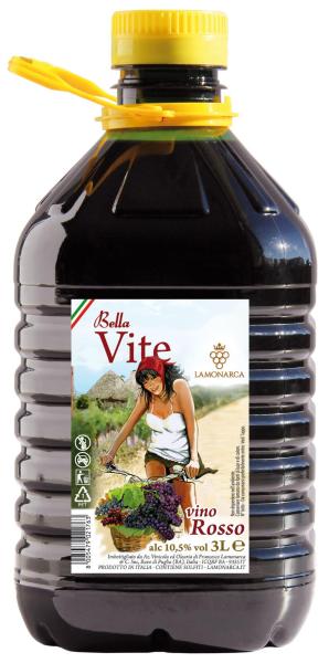 VINO ROSSO DA TAVOLA PTLT3 LAMONARCA