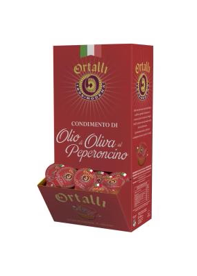 ORTALLI CONDIMENTO DI OLIO DI OLIVA AL PEPERONCINO MONODOSE ML 10X168 PZ