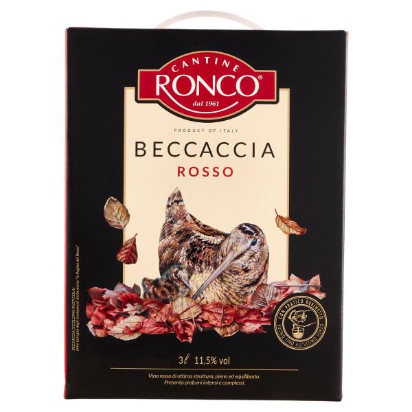 Cantine Ronco Beccaccia Rosso 3 Liter