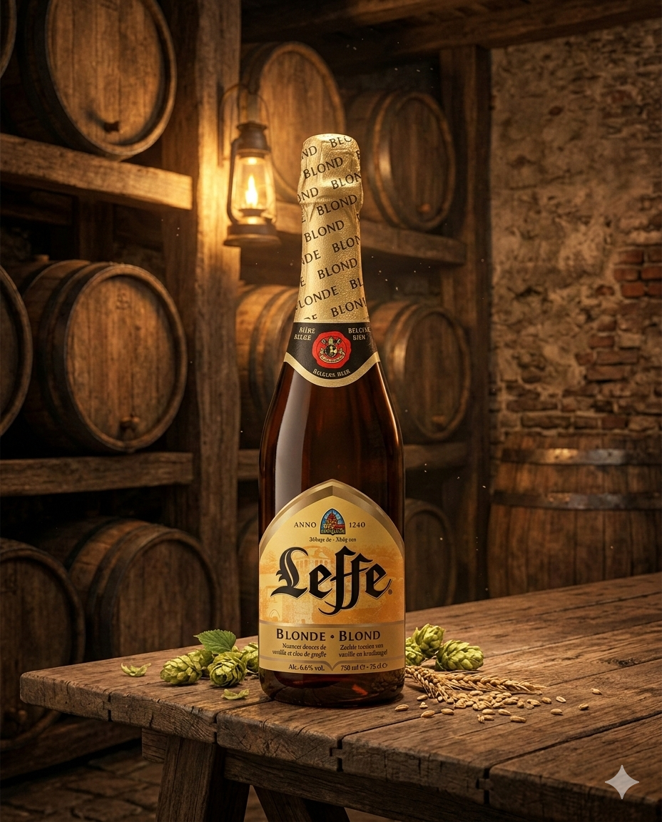 Birra Leffe Blonde-Blond 75cl