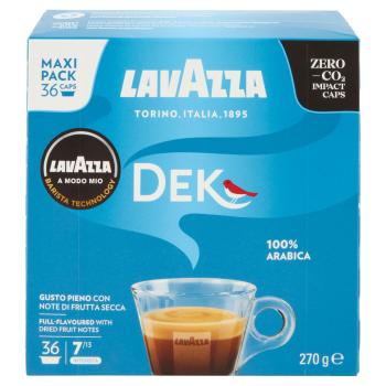 Lavazza Dek 100% arabica 36 capsule