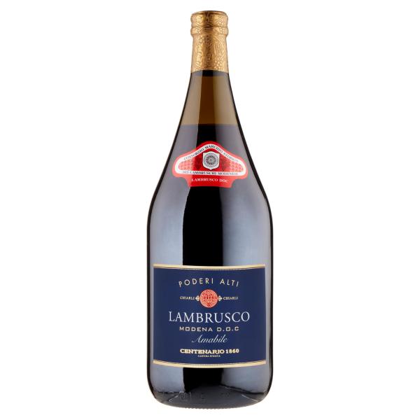 Chiarli Centenario 1860 Poderi Alti Lambrusco Modena DOC Amabile 1,5 l
