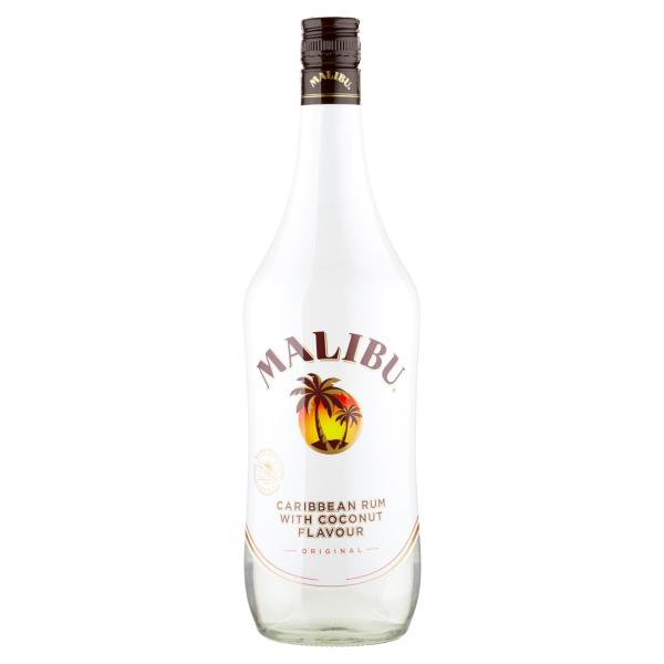 Malibu Caribbean Rum mit Kokosnussgeschmack, 1 Liter