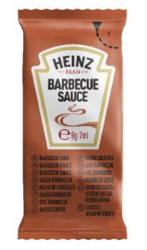 HEINZ BARBECUE-SAUCE 250 Beutel à 7 ml